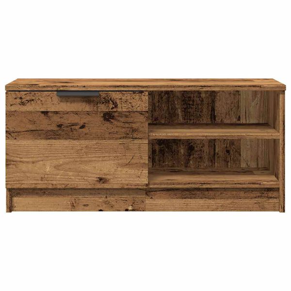 vidaXL TV-Schrank Altholz-Optik 80x35x36,5 cm Holzwerkstoff