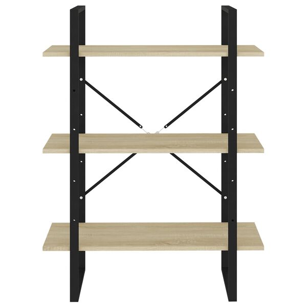 vidaXL B&uuml;cherregal Sonoma-Eiche 80x30x105 cm Holzwerkstoff
