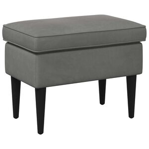 vidaXL Hocker Dunkelgrau 55 x 35 x 41 cm Samt