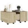 vidaXL Couchtisch Sonoma-Eiche 60x60x38 cm Holzwerkstoff
