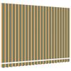vidaXL Markisenersatzstoff Gr&uuml;n und Gelb 430 x 345 cm Polyester