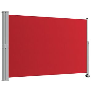 vidaXL Ausziehbare Seitenmarkise 160x300 cm Rot