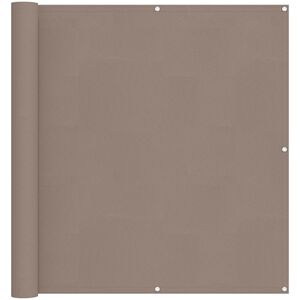 vidaXL Balkonsichtschutz Taupe 110 x 700 cm Oxford-Stoff