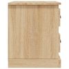 vidaXL Nachttische 2 Stk. Sonoma-Eiche 39x39x47,5 cm Holzwerkstoff