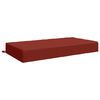 vidaXL Sitzkissen SOEST 100 % Polyester Rot 120 x 80 x 15 cm