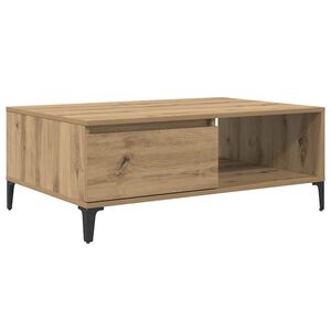 vidaXL Couchtisch Artisan-Eiche 90 x 60 x 35 cm Holzwerkstoff