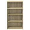vidaXL Highboard Sonoma-Eiche 70x41x124 cm Holzwerkstoff