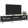 vidaXL TV-Schrank Schwarz 202x39x43,5 cm Kaltgewalzter Stahl