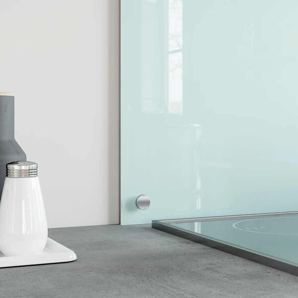 vidaXL Küchenrückwand Weiß 90x60 cm Hartglas