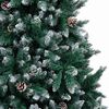 vidaXL Künstlicher Weihnachtsbaum mit 300 LEDs mit Ständer Grün 240 cm