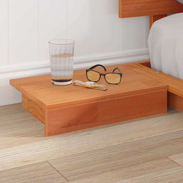 vidaXL Bettgestell Braun 140 x 190 cm Holz