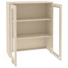 vidaXL Highboard-Oberteil HAMAR Honigbraun 85x35x100 cm Massivholz