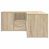 vidaXL Eckregal Sonoma-Eiche 160x40x45 cm Holzwerkstoff