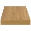 vidaXL Wandregal Wandmontiert 2 pcs Braun 50 x 23 x 4 cm Holzwerkstoff