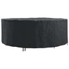 vidaXL M&ouml;belbezug Schwarz 244 x 244 x 85 cm 420D Oxford Stoff