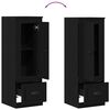vidaXL Highboard Schwarz Eichen-Optik 36 x 35.5 x 103.5 cm