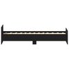 vidaXL Bettgestell ohne Matratze Schwarz Eichen-Optik 90x190 cm