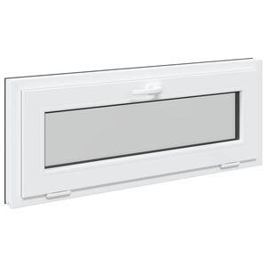vidaXL Kellerfenster RISOR 100 x 40 cm PVC und Glas Anthrazit