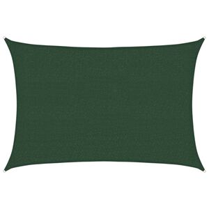 vidaXL Sonnensegel 160 g/m&sup2; Dunkelgr&uuml;n 2,5x3,5 m HDPE