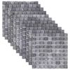 vidaXL Mosaikfliesen Grau 30 x 30 cm Marmor