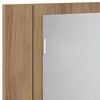 vidaXL LED-Spiegelschrank Artisan-Eiche 60x12x45 cm Holzwerkstoff
