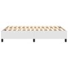 vidaXL Boxspringbettgestell Wei&szlig; 120x200 cm Kunstleder