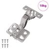 vidaXL Scharnier 254 stk. Nickel 85 x 52,5 x 9,5 mm Eisen