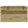 vidaXL Pflanzk&uuml;bel 80x80x49,5 cm Kiefernholz Impr&auml;gniert