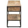 vidaXL TV-Schrank 130x30x45 cm Raues Mangoholz