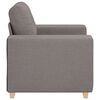 vidaXL Sofasessel Taupe 100x78x80 cm Stoff