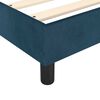 vidaXL Boxspringbettgestell Dunkelblau 120x200 cm Samt