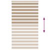 vidaXL Doppelrollo Sandbraun 135x230 cm Stoffbreite 130,9 cm Polyester