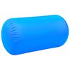 vidaXL Aufblasbare Gymnastik-Rolle mit Pumpe 120x90 cm PVC Blau