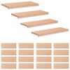 vidaXL Treppenstufen 20 stk. 70 x 25 x 2 cm Natur Massivholz Buche