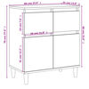 vidaXL Sideboard Wei&szlig; 60x35x70 cm Holzwerkstoff