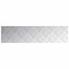 vidaXL Treppe Tritt Rechtwinklig 4 pcs Silber 100 x 25 cm Aluminium
