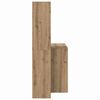 vidaXL Schreibtisch Artisan-Eiche 138,5 x 55 x 143 cm Holzwerkstoff