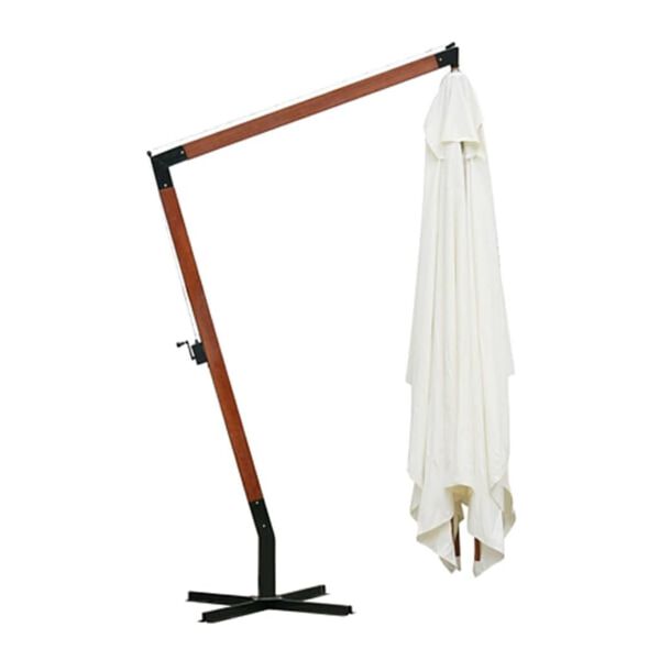 vidaXL Sonnenschirm 300x400 cm Weiß