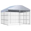 vidaXL Outdoor-Hundezwinger mit &Uuml;berdachung 300&times;300&times;200 cm