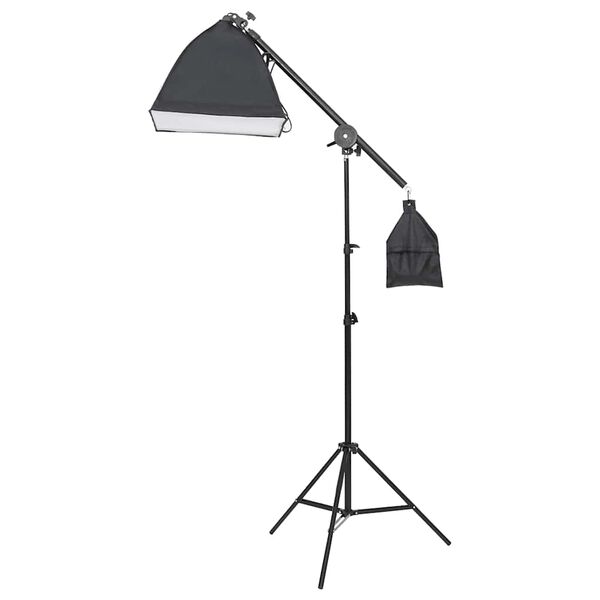 vidaXL Fotostudio-Beleuchtung Set mit Hintergründen und Reflektor