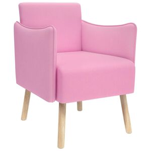 vidaXL Akzentstuhl Rosa Stoff