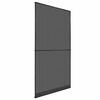 vidaXL Schwenk-Insektenscreen Anthrazit und Schwarz 120 x 240 cm