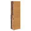vidaXL Highboard Altholz 50 x 42,5 x 185 cm Holzwerkstoff