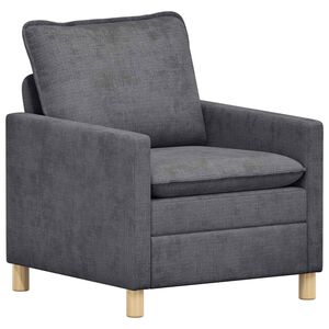 vidaXL Sofa Dunkelgrau 76 x 81 x 87,5 cm Polyester