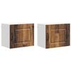 vidaXL Geschirrsp&uuml;lerfront Kalmar 2 pcs Altholz 50 x 31 x 40 cm