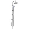 vidaXL Duschsystem Silber 47 x 20 x 95 cm Edelstahl