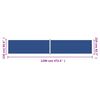 vidaXL Seitenmarkise Ausziehbar Blau 220x1200 cm