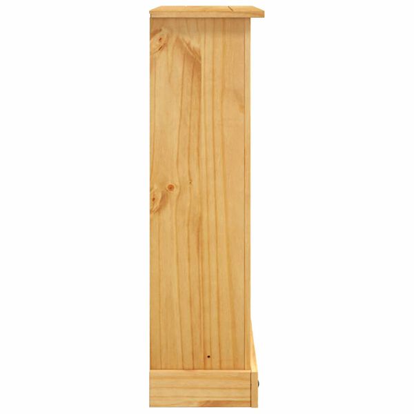 vidaXL Bücherschrank 3 Fächer Mexiko-Stil Kiefernholz 80x29x100 cm