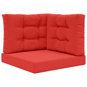 vidaXL Sofakissen f&uuml;r drau&szlig;en Polyester Rot 60 x 60 cm