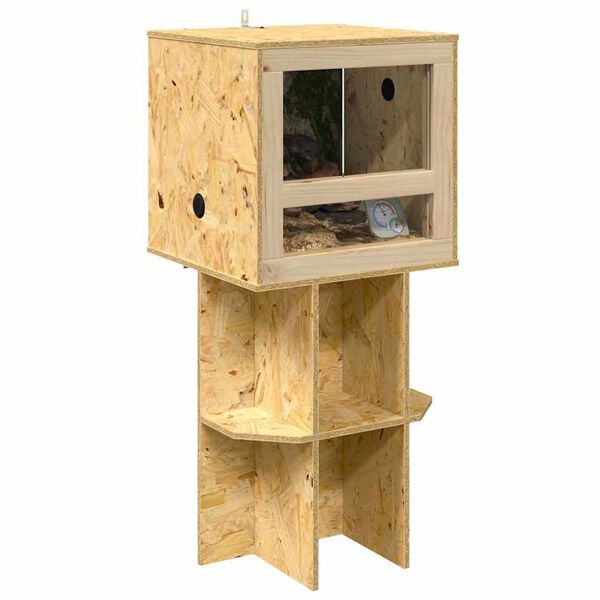 vidaXL Terrarium Braun 40 x 40 x 90 cm OSB
